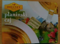 Mängden socker i PLANINSKI ČAJ