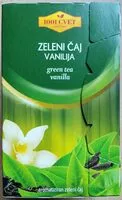 Mängden socker i Zeleni čaj vanilija