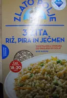 Mängden socker i 3 žita, riž, pira in ječmen