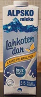 Mängden socker i Alpsko mleko Lakhoten dan