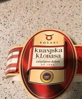 Mängden socker i Kranjska klobasa