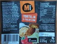 Mängden socker i Tortilla with Falafel