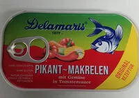 Mängden socker i Pikant-Makrelen mit Gemüse in Tomatensauce