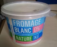 Mängden socker i Fromage blanc 0% de mat. gr., nature