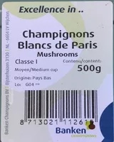 Mängden socker i Champignons Blancs de Paris