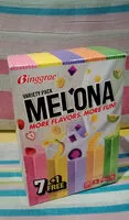 Mängden socker i Melona Dessert Bar (Strawberry)
