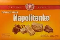 Mängden socker i Napolitanke chocolate cream