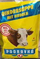 Mängden socker i Podravka Rindersuppe Mit Nudeln