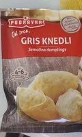 Mängden socker i gris knedli semolina dumplings