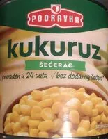 Mängden socker i Kukuruz