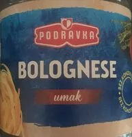 Mängden socker i bolognese umak