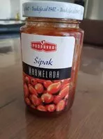 Mängden socker i Podravka Šipak Marmelada