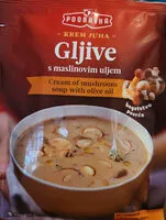 Mängden socker i Krem juha od gljiva