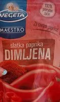 Mängden socker i Slatka paprika dimljena