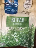 Mängden socker i Kopar usitnjeni