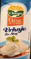 Mängden socker i Vrhnje za šlag