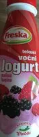 Mängden socker i tekući voćni jogurt malina kupina