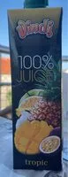 Mängden socker i 100% juice tropic