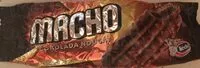 Mängden socker i Macho čokolada nougat