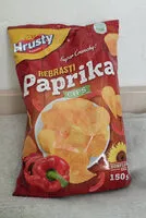 Mängden socker i čips od paprike rebrasti