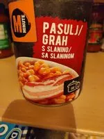 Mängden socker i Grah sa slaninom