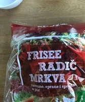 Mängden socker i Frisee  radič mrkva salata