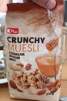 Mängden socker i Crunchy muesli