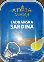 Mängden socker i Jadranska sardina u biljnom ulju