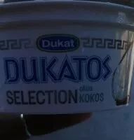 Mängden socker i Dukatos selection okus kokos