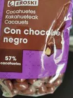 Mängden socker i Cacahuetes con chocolate negro
