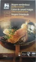 Mängden socker i Cuisse de canard maigre confite