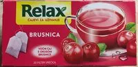 Mängden socker i Brusnica Voćni čaj s okusom brusnice