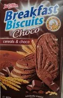 Mängden socker i Breakfast Biscuits Choco
