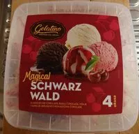 Mängden socker i Schwarzwald sladoled