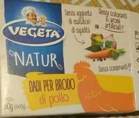 Mängden socker i Natur dado per brodo di pollo