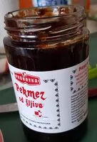 Mängden socker i Confiture de prunes