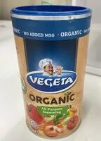 Mängden socker i Organic vegeta seasoning