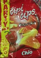 Mängden socker i čipi čips