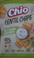Mängden socker i Lentil chips sour cream and onion