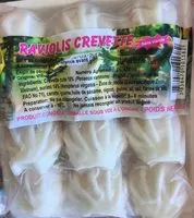 Mängden socker i Raviolis crevette