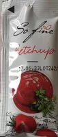 Mängden socker i so fine ketchup
