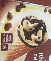 Mängden socker i Cones rhum raisin