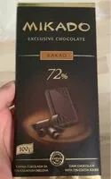 Mängden socker i Exclusive chocolate kakao 72%
