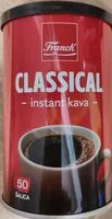 Mängden socker i classical instant kava