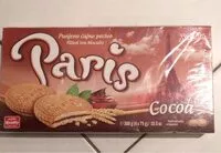 Mängden socker i Filled tea biscuits Paris cocoa