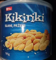 Mängden socker i Kikiriki slani, prženi
