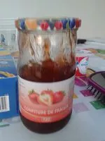 Mängden socker i confiture de fraises