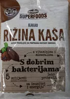 Mängden socker i Kakao rižina kaša