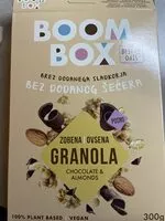 Mängden socker i zobena granola chocolate & almonds