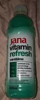 Mängden socker i Jana vitamin refresh mint & lime